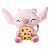 Omz Stitch Kurabiye Yiyen Angel Peluş 25Cm Kız Erkek Çocuk Oyuncak Eğitici Oyuncaklar