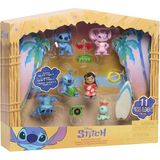 OMZ TTC41000 Stitch 6lı Mini Figür Set Kız Erkek Çocuk Oyuncak Eğitici Oyuncaklar - Çok Renkli