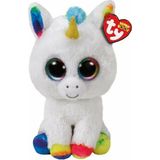 OMZ Ty Beani Boos Pixie Tek Boynuzlu At Peluş 25CM Kız Erkek Çocuk Oyuncak Eğitici Oyuncaklar - Çok Renkli