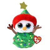 Omz Ty Beanie Boos Peluş Yılbaşı Kardanadamı Garland 17Cm Kız Erkek Çocuk Oyuncak Eğitici Oyuncaklar