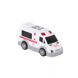 Omz Urt004-01 Şehrin Kırılmazları Sürtmeli Ambulans -Birliktoys Kız Erkek Çocuk Oyuncak Eğitici Oyuncakl