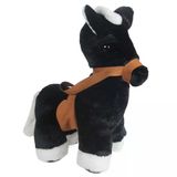 Omz Uyku Arkadaşı Peluş Eşek Siyah 45Cm Kız Erkek Çocuk Oyuncak Eğitici Oyuncaklar