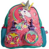 OMZ Vest Unicorn Pembe Turkuaz Mini Sırt Çantası Kız Erkek Çocuk Oyuncak Eğitici Oyuncaklar - Çok Renkli