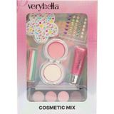 Omz Vrb83000 Very Bella Güzellik Seti (Saç Tebeşiri+Far+Yüz Boyası+Lip Gloss+Sticker Kız Erkek Çocuk Oyu
