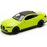 OMZ Welly 1:32 Bmw M4 Çek Bırak Araba Kız Erkek Çocuk Oyuncak Eğitici Oyuncaklar - Çok Renkli