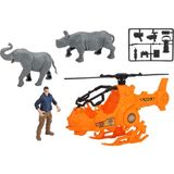 OMZ Wild Quest Safari Hayvan Kurtarma Oyun Seti Kız Erkek Çocuk Oyuncak Eğitici Oyuncaklar - Çok Renkli