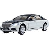 OMZ ZHD-B2409 - Vardem Çek Bırak Işıklı ve Sesli Model MB Metal Araba 1:24 Kız Erkek Çocuk Oyuncak Eğiti - Çok Renkli