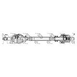 ON AKS SOL LAGUNA II LAGUNA 1,6 16V 01> OTOMATIK SANZIMAN (DIS FREZE:27 IC FREZE:26 UZUNLUK:697) GSP-250328