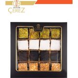 On Altı Gözlü Kutu Baklava Lokum (350 Gram)