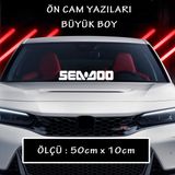 On Arka Cam Yazisi - Araba Motosikler Atv Kamyon Kamyonet Cam Uyumlu