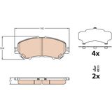 Ön Balata Renault Kadjar 15 Nıssan Xtraıl14 Nıssan Qashqaı 1.2 Dıg-t Nıssan Qashqaı Iı Suv J11. J11 1.2 Dıg-t