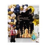 On Bir Atin Sultani Ramazan Davulcu Folyo Nostaji Balon Zincir Set