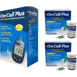 On Call Plus Ölçüm Cihazı + 2x50'li 100 Adet Şeker Ölçüm Test Strip