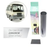 Ön Cam Güneşlik Filmi 220x20cm Seçenekli Siyah-aynalı