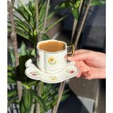 On Dekor 6lı Summer Kahve Fincanı Seti 90CC - Renkli