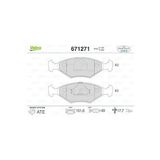 ÖN DİSK FREN BALATASI FIAT ELBA CSL 1.4/1.6 06/92 - 08/97 FIAT FİORİNO 1.4/1.6/1.7D 01/88 - 05/01 VALEO-671271
