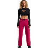 On Focus Tech Sweatpants Yan Cepli Kadın Eşofman Altı - Fuşya - XS