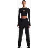 On Focus Tech Sweatpants Yan Cepli Kadın Eşofman Altı - Siyah - XL