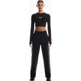 On Focus Tech Sweatpants Yan Cepli Kadın Eşofman Altı - Siyah - XL