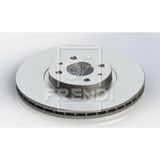 Ön Fren Aynası Fıat Doblo 05 Idea 04 Lınea 09 Fıorıno 09 Bravo 01 Stılo 01 284X22x 4 Delik Havalı