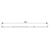 Ön Fren Balata Fişi İkaz Kablosu Astra G 99-05 Zafıra 99-05 768Mm