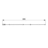 Ön Fren Balata Fişi Ikaz Kablosu Vectra C 04/2002 Vectra C Gts 08/2002 Signum 2003 678MM 24427919-6238230