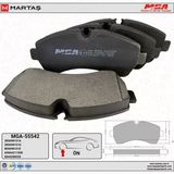 Ön Fren Balatasi-Cift Teker- (Vw Crafter 06-16 Mercedes Sprinter 06-16 Sprinter 2017-- Mga-55542