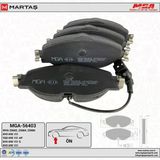 Ön Fren Balatasi-Kablolu- (Vw Caddy 16- Golf 13- T-Roc 18- Audi A3 13- Seat Leon 13- Mga-56403