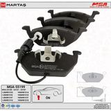 Ön Fren Balatasi-Kablolu- (Vw Golf 98-06 Polo 02-05 Audi A3 97-03 Seat Leon 00-06 Skoda Mga-55199