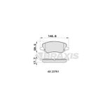 Ön Fren Balatası Lancia Thesis - BRAXIS AB0441