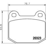 ON FREN BALATASI OPEL SPEEDSTER BRAXIS AB0506