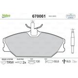 Ön Fren Balatası Renault Laguna 97 01 Safrane Iı 96 02 Megane I 97 01 Scenıc Megane Sc Nic 97 02 1.4 1.6 1.8 1.9D 2.0 2.2D