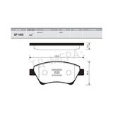 Ön Fren Balatası Renault Megane Iı 02 Kangoo 01 Sc Nıc Iı 03 Grand Sc Nıc Iı 03 1.5dci 1.6 1.9dci 2.0 7701208122-410601241R-410608713R