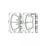 On Fren Disk Balata ( Ford : Courier 14- Fiesta 13- Bmax 12-) -0986494792