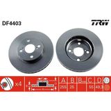 Ön Fren Diski Hava Kanallı Toyota Corolla 1.4L 4Zz-Fe Zze120 Vvti 02-06 / 1.6L 3Zz-Fe Zze121 Vvti 02-06 255 Çap X 4 Bijon - Takım Disk Fiyatıdır 4351202070-4351202071-4351202090