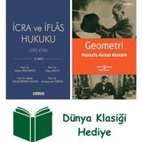On İki Levha Yayınları Icra ve Iflas Hukuku Ders Kitabı (Ciltli) + Geometri + Dünya Klasiği Hediye - Hayır