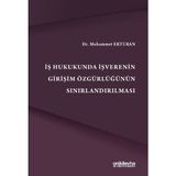 On İki Levha Yayınları Iş Hukukunda Işverenin Girişim Özgürlüğünün Sınırlandırılmas