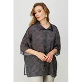 On Kadın Oversize Midi Gömlek - Minimalist Günlük Stil
