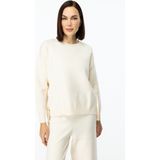 On Kadın Oversize Uzun Kol Minimalist Kazak - Günlük Kullanım Için Ideal - Krem