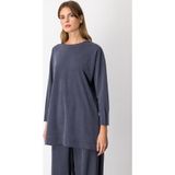 On Kadın Sıfır Yaka Tunik 64308 Lacivert