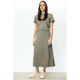 On Minimalist Oversize Midi Etek - Günlük Şıklık