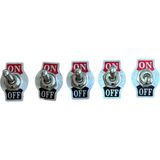 On-Off Aç Kapa Anahtar Metal Switch 5 Adet Fiyatıdır