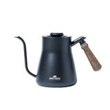 ON OFF KAMP Kamp Ve Macera Ekipmanları Ceviz Sap Termometreli Kahve Su Isıtıcı Dripper 650ML