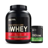ON Optimum Nutrition Seti | Kreatin Aromasız 317g 93 Servis x1 + 100% Whey Gold Standard Double Çikolata Aromalı, 2.26kg, 73 Servis x1