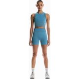 On Studio Knit Crop Kadın Spor Crop Top - XL - Mavi