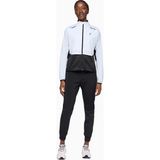 On Weather Jacket Ultralight Rüzgar Geçirmez Kadın Koşu Ceketi - Beyaz - Siyah