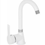 On2 Armatür Delta Beyaz Lavabo Bataryası