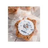 ON6REKLAM Kişiye Özel Hoşgeldin Bebek Etiketi 3x3cm Yuvarlak 88 Adet Yapışkanlı Etiket Sticker Erkek