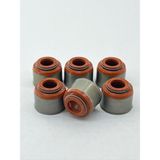 On_All Parts Subap Lastiği Sızdırmazlık Keçesi 16 Adet Fkm ON_S102 Kırmızı 9 x 15/17,5 x 13,5 - 732.120