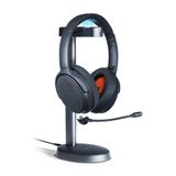 ONANOFF Fokus+ Hibrid ANC Gürültü Önleyici Bluetooth Kulaklık, 50H Çalma Süresi, Dahil Kulaklık Standı Kulaklığınızı Kablosuz Olarak Şarj Eder, Çıkarılabilir Boom Mikrofon, Ev Ofis İş Seyahati için